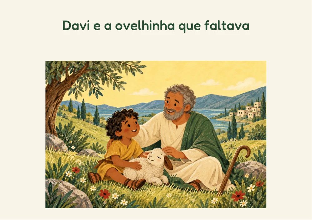 Capa da história A ovelhinha que faltava