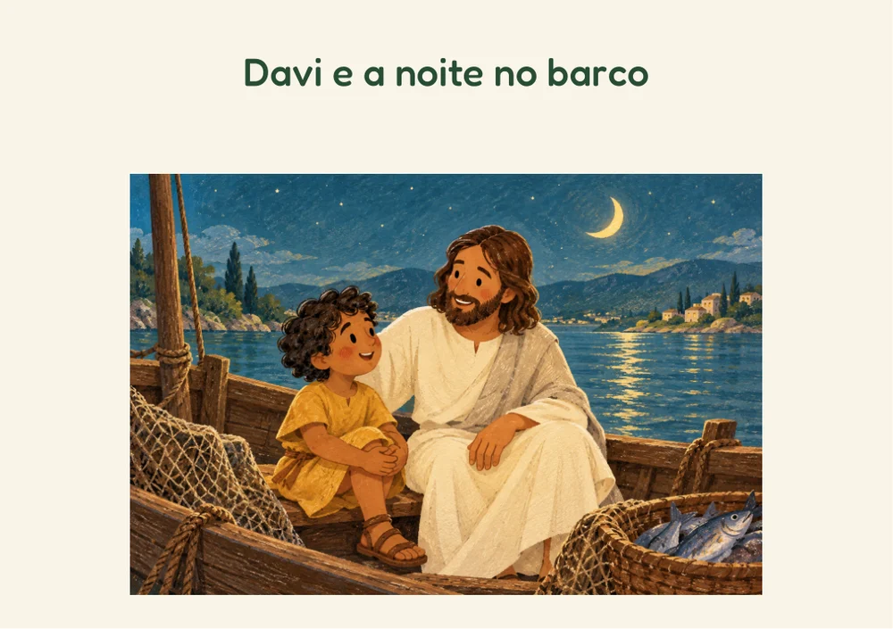 Capa da história A noite no barco